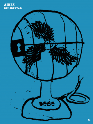 Gorki Aguila, Aires de Libertad, 2020, digital print limited edition, 1:10